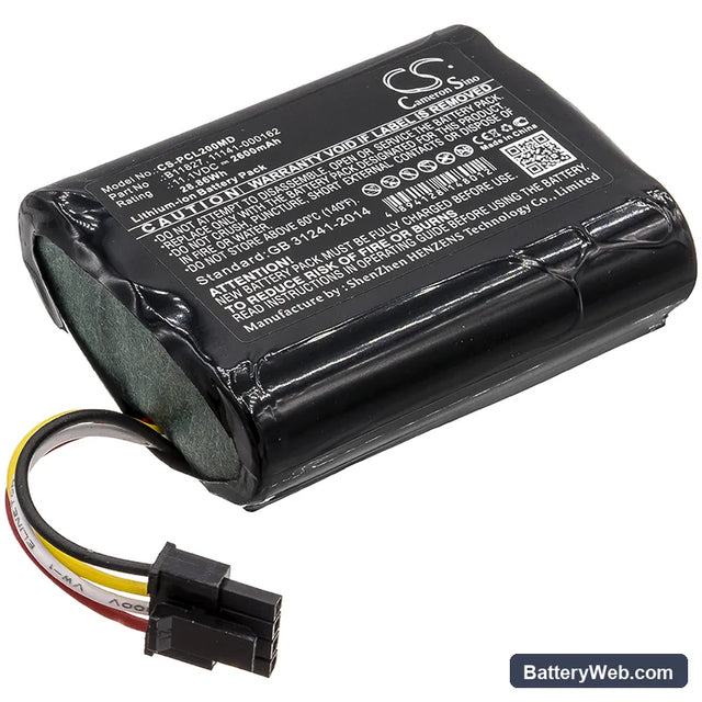 Physio-Control LifePak 20 Defibrillato Replacement Battery, 11.1V, 2600mAh, Li-ion 1