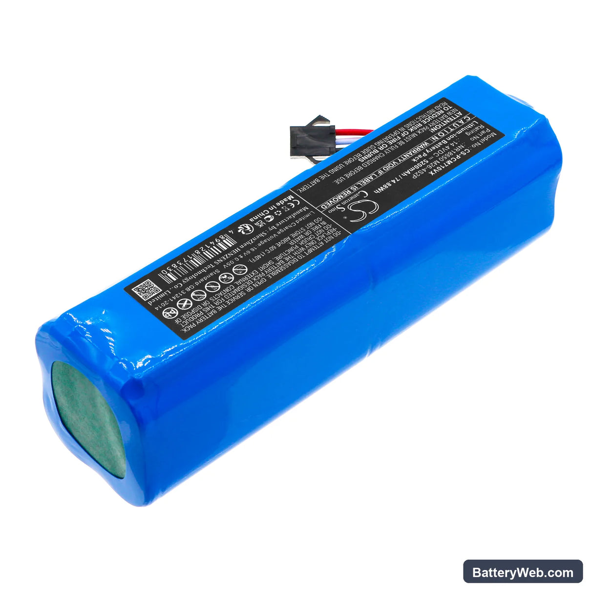 Ultenic D1C Replacement Battery, 14.4V, 5200mAh, Li-ion 2