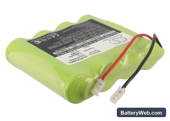 Cobra CP200 Replacement Battery, 4.8V, 1300mAh, Ni-MH 2