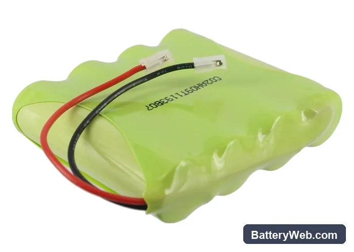 Cobra CP200 Replacement Battery, 4.8V, 1300mAh, Ni-MH 4