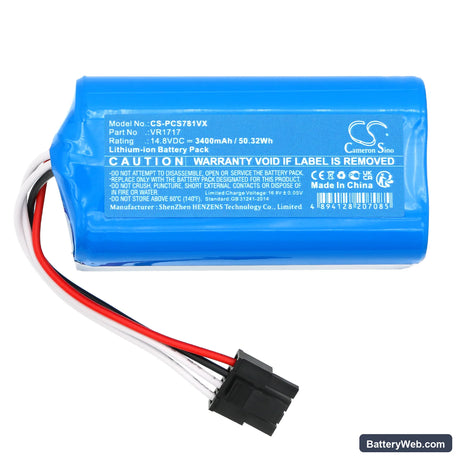 ROVUS BL500N Replacement Battery, 14.8V, 3400mAh, Li-ion 3