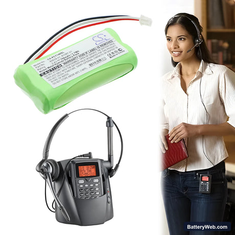 Plantronics CT14 Replacement Battery, 2.4V, 700mAh, Ni-MH 6