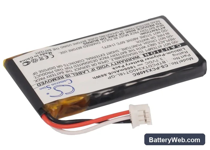 Sprint TX340GT Replacement Battery, 3.7V, 1800mAh, Li-Polymer 2