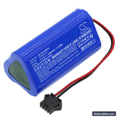 Pure Clean PUCRCX70 ( Version 2 ) Replacement Battery, 9.6V, 1800mAh, LiFePO4 1