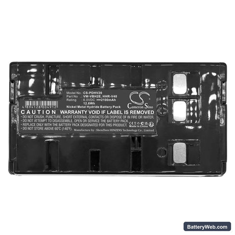 Philips M-640 Replacement Battery, 6V, 2100mAh, Ni-MH 5