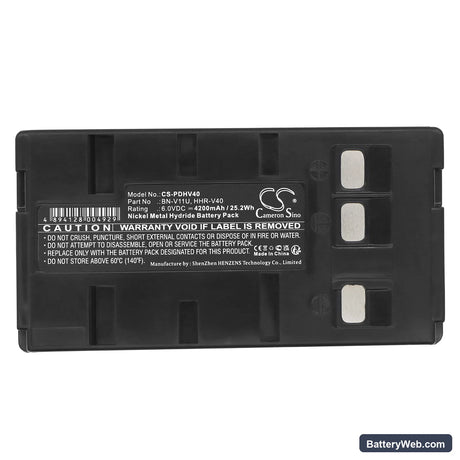 RCA AutoShot CC-1000 Replacement Battery, 6V, 4200mAh, Ni-MH 5
