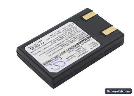 Panasonic Lumix DMC-F7-B Replacement Battery, 3.7V, 700mAh, Li-ion 3