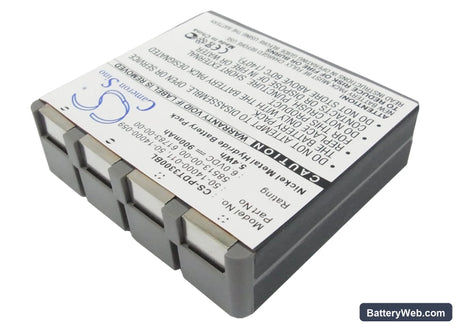 Sokkia SDR33 Replacement Battery, 6V, 900mAh, Ni-MH 2