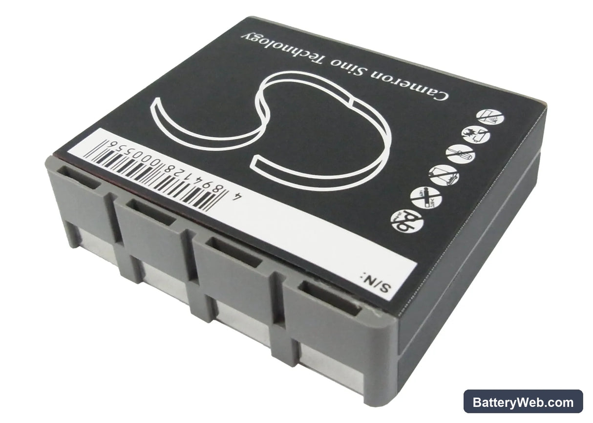 Sokkia SDR33 Replacement Battery, 6V, 900mAh, Ni-MH 3
