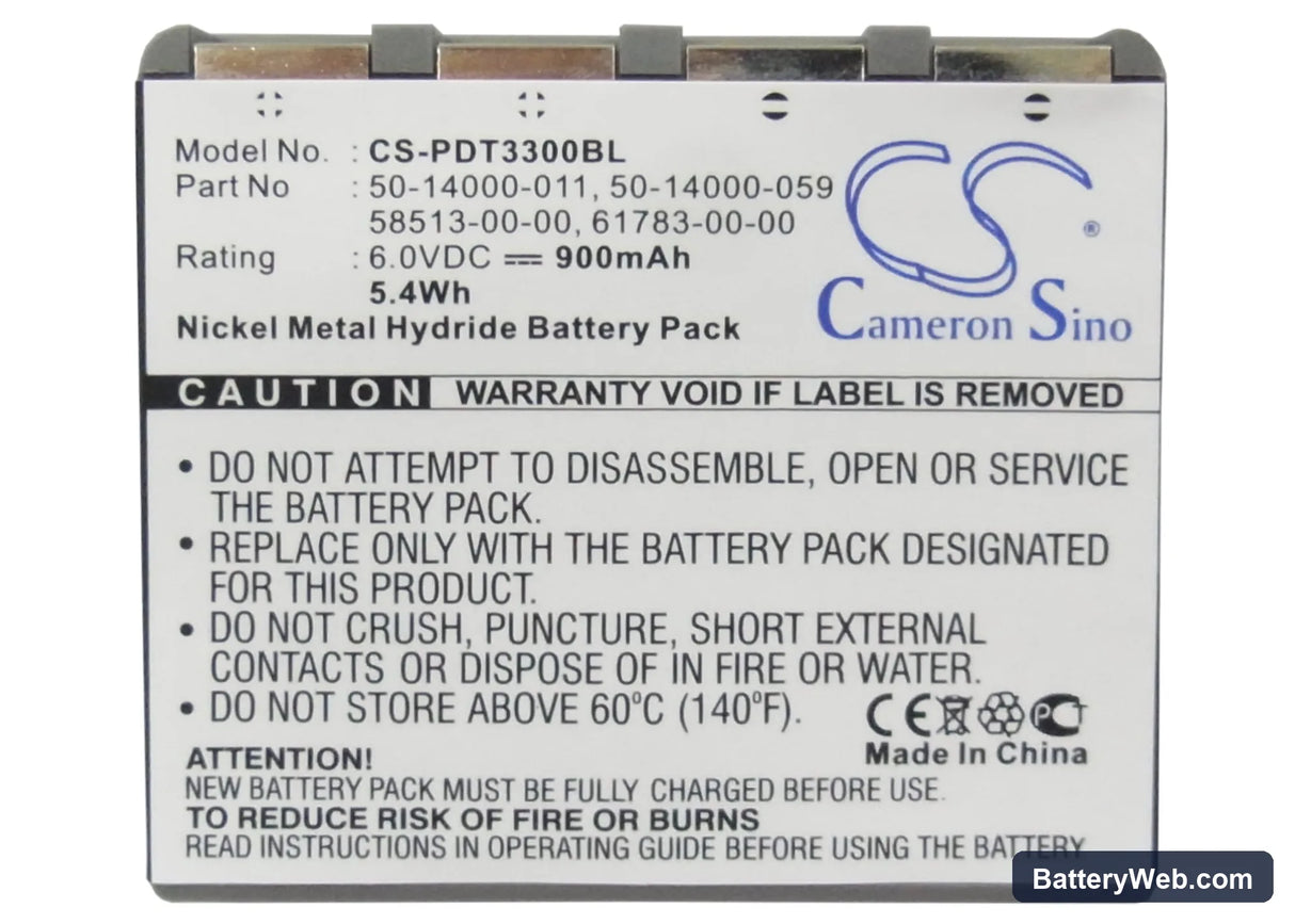 Sokkia SDR33 Replacement Battery, 6V, 900mAh, Ni-MH 5