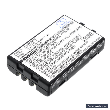 Symbol PDT8100 Replacement Battery, 3.7V, 2000mAh, Li-ion 1