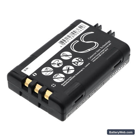 Symbol PDT8100 Replacement Battery, 3.7V, 2000mAh, Li-ion 3
