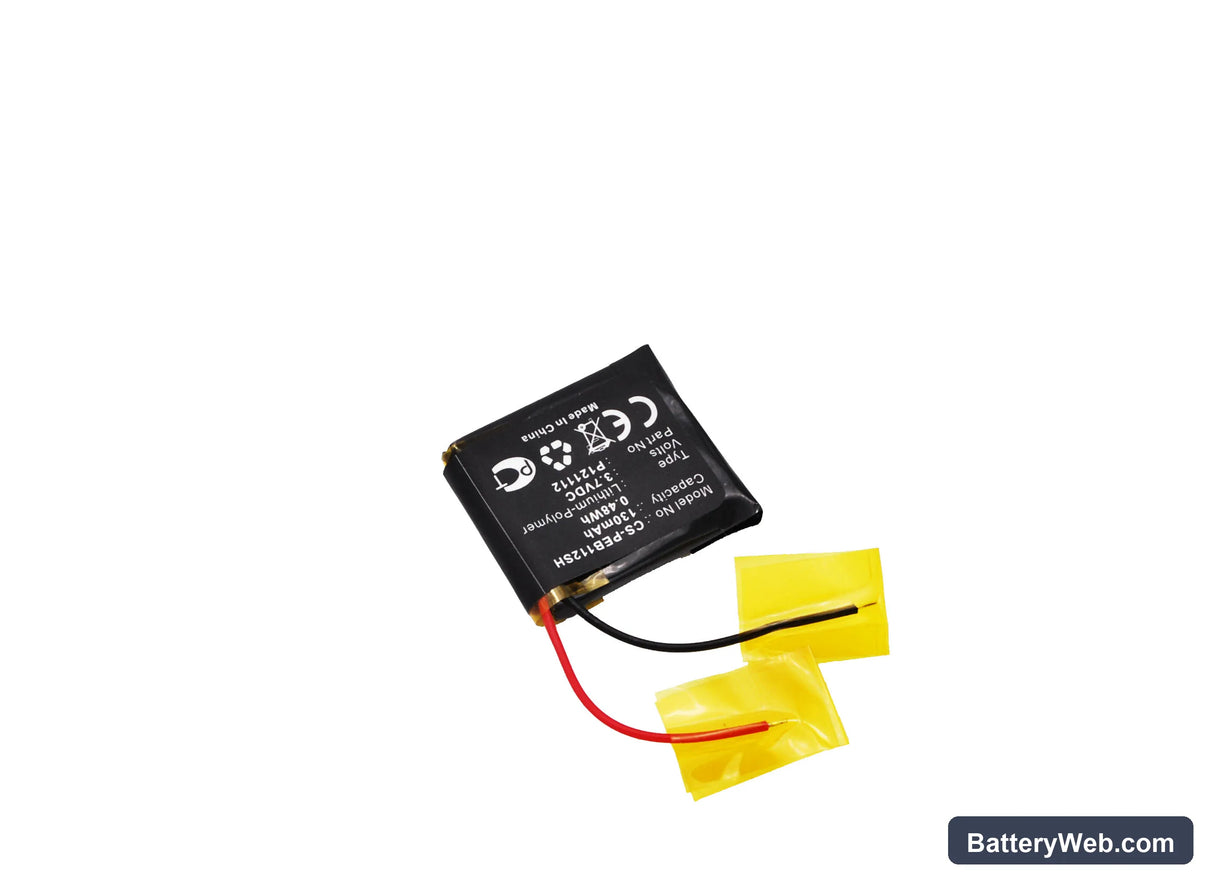 Pebble E-Paper Replacement Battery, 3.7V, 130mAh, Li-Polymer 2