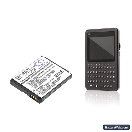 Peek Pronto Replacement Battery, 3.7V, 750mAh, Li-ion 5