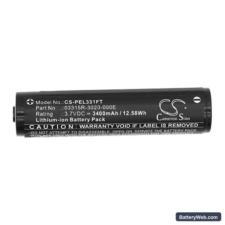 Peli 3315RZ1 Replacement Battery, 3.7V, 3400mAh, Li-ion 3