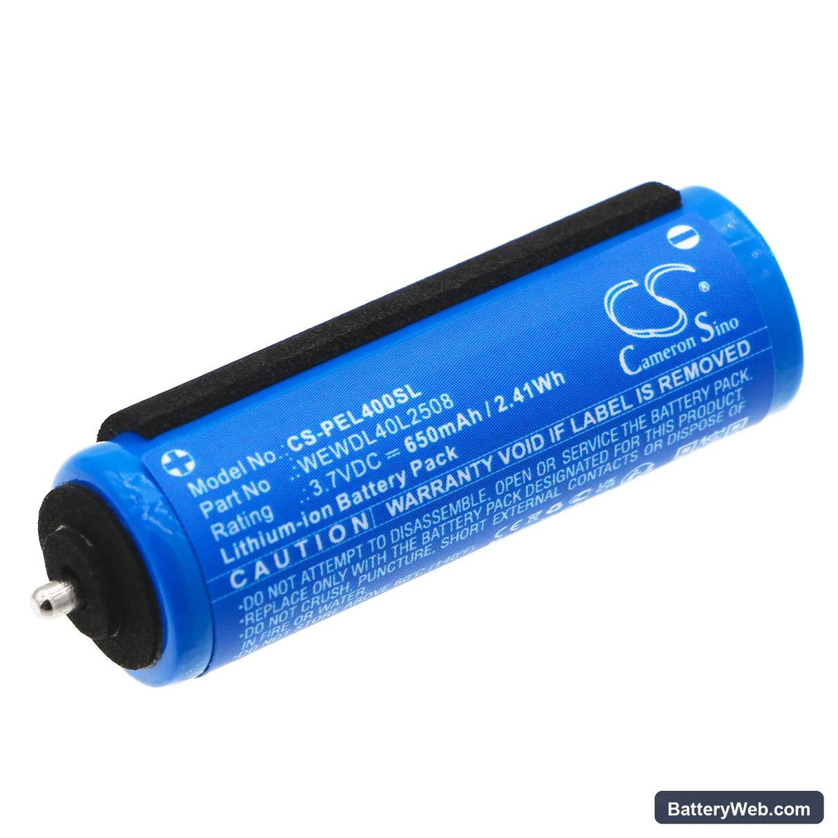 Panasonic EW-DL40 Replacement Battery, 3.7V, 650mAh, Li-ion 1