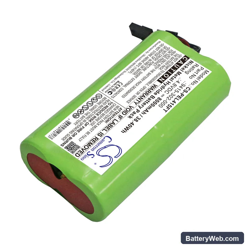 Pelican 9415Z0 LED Latern Zone 0 Replacement Battery, 4.8V, 8000mAh, Ni-MH 2