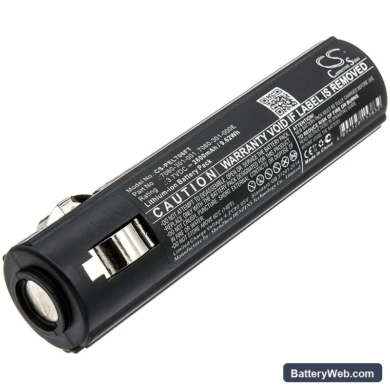 Pelican 7060 Replacement Battery, 3.7V, 2600mAh, Li-ion 1