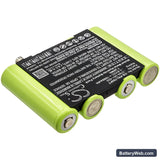 Pelican 3715Z0 LED ATEX 2015 Replacement Battery, 4.8V, 1500mAh, Ni-MH 2