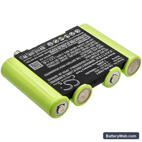 Pelican 3715Z0 LED ATEX 2015 Replacement Battery, 4.8V, 1500mAh, Ni-MH 2