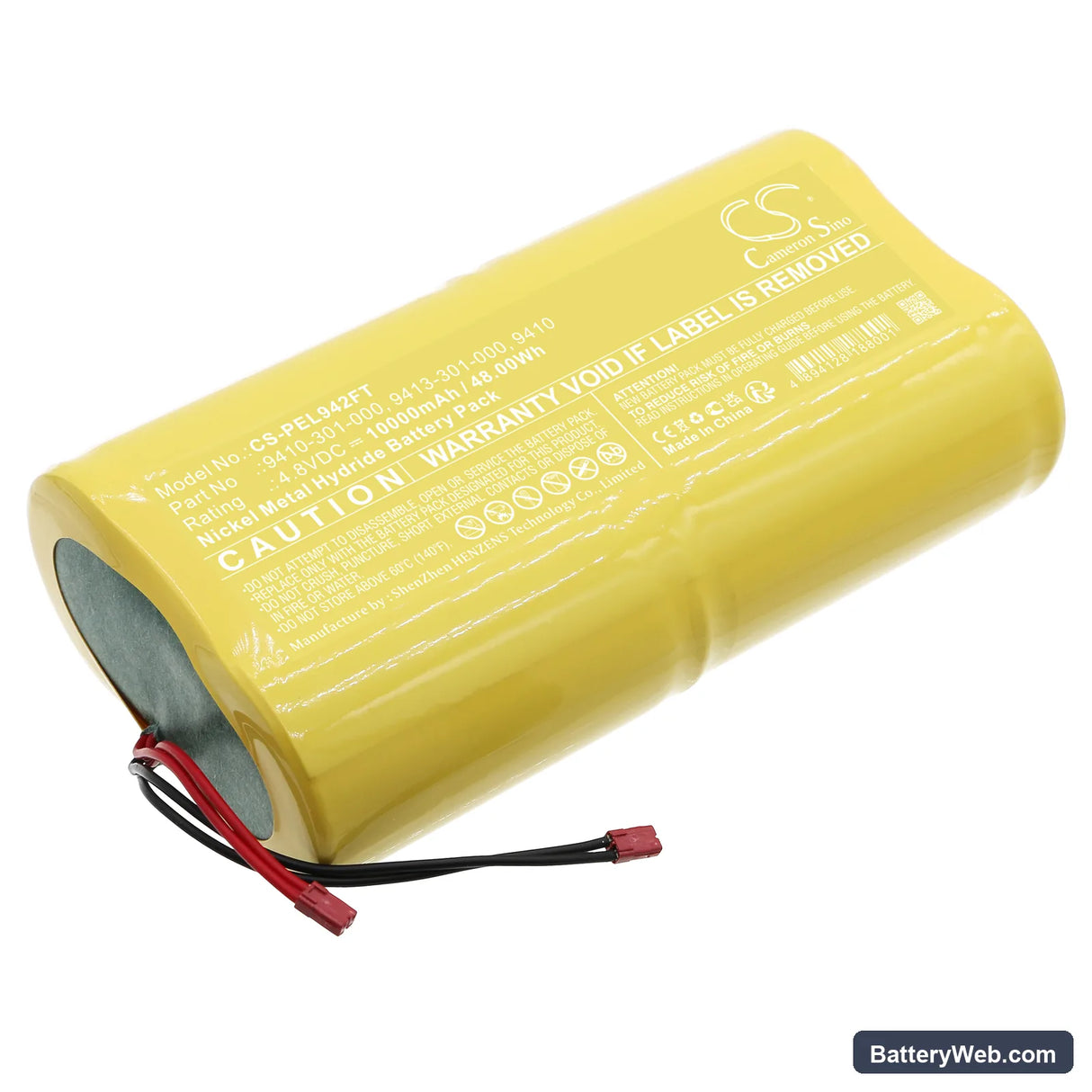Pelican 9410 Replacement Battery, 4.8V, 10000mAh, Ni-MH 1