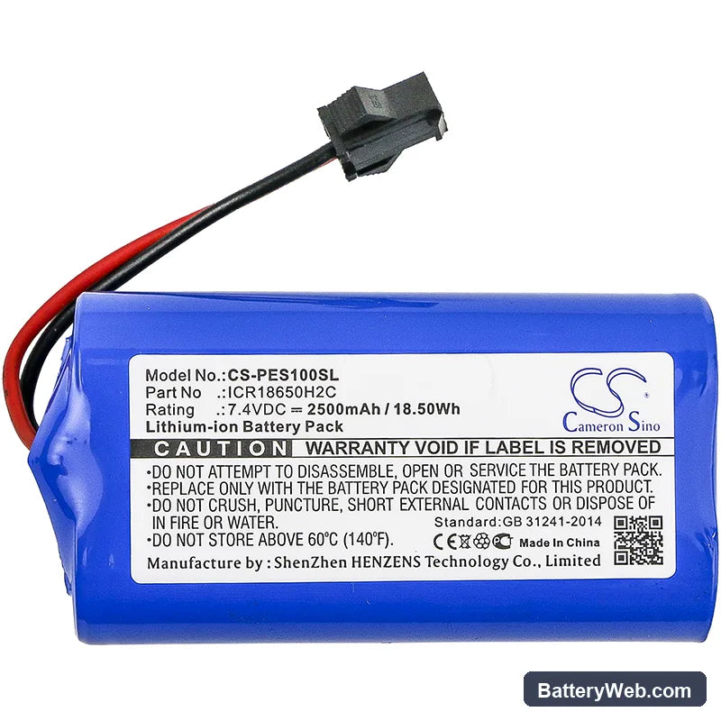 PEUGEOT ELIS Replacement Battery, 7.4V, 2500mAh, Li-ion 3