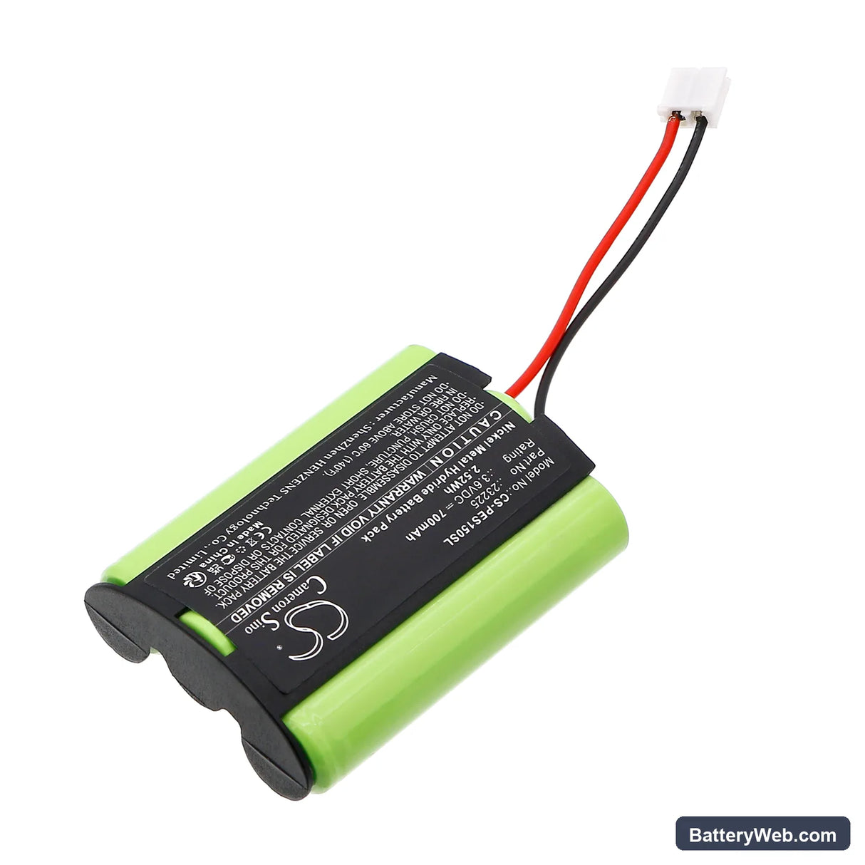 PEUGEOT ELIS 1500 Replacement Battery, 3.6V, 700mAh, Ni-MH 2