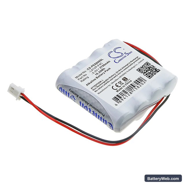 Purell ES8 Hand Sanitizer Dispenser Replacement Battery, 6V, 2700mAh, Alkaline 1