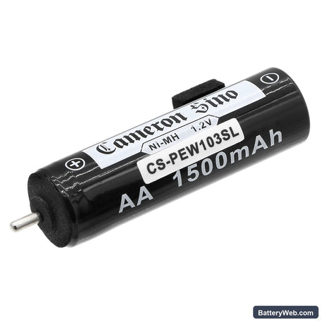 Panasonic EW 1411 Replacement Battery, 1.2V, 1500mAh, Ni-MH 1