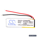 Plantronics Elite 162 Replacement Battery, 3.7V, 140mAh, Li-Polymer 3