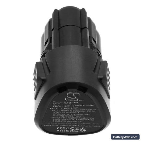 Panasonic EY3732 Replacement Battery, 10.8V, 2000mAh, Li-ion 5