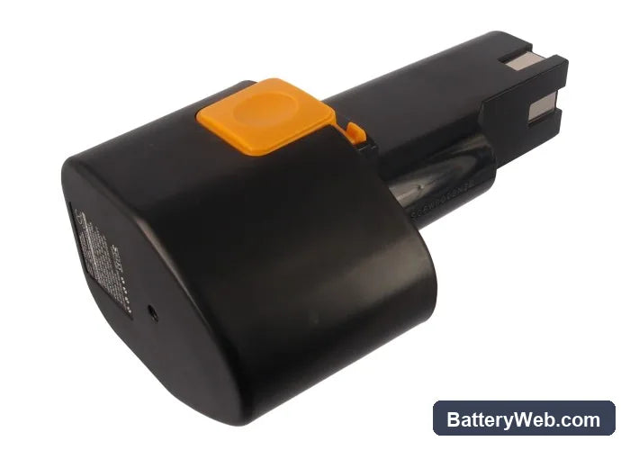 Panasonic EZ571 Replacement Battery, 9.6V, 2100mAh, Ni-MH 1