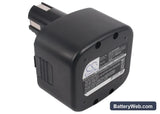 Panasonic EZ3570 Replacement Battery, 12V, 1500mAh, Ni-MH 4