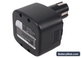 Panasonic EZ3570 Replacement Battery, 12V, 3000mAh, Ni-MH 3
