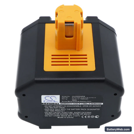 National EY6812NQKW Replacement Battery, 24V, 1500mAh, Ni-MH 5