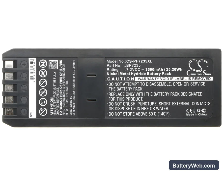 Fluke 700 Calibrator Replacement Battery, 7.2V, 3500mAh, Ni-MH 5