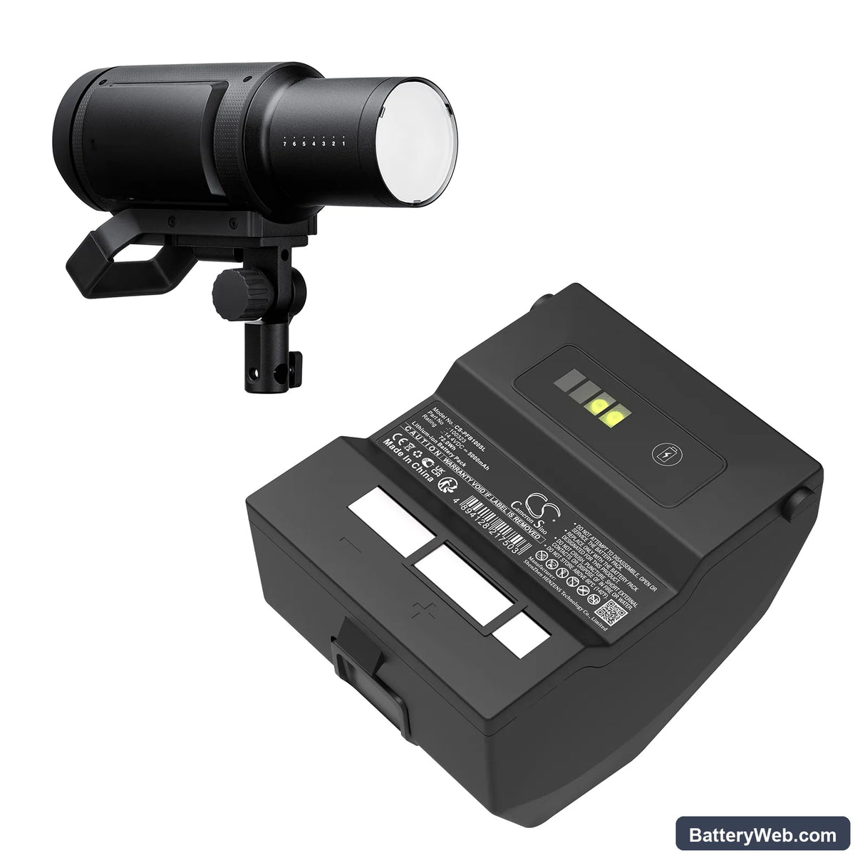 Profoto B1 Replacement Battery, 14.4V, 5000mAh, Li-ion 6