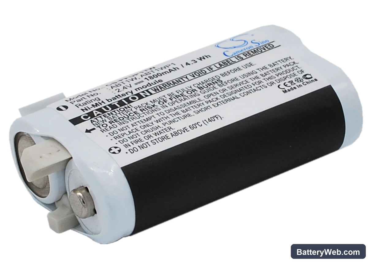 Flip Ultra 2nd Generation Replacement Battery, 2.4V, 1800mAh, Ni-MH 1