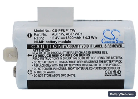 Flip Ultra 2nd Generation Replacement Battery, 2.4V, 1800mAh, Ni-MH 5