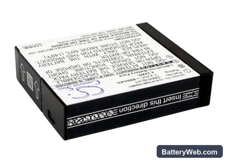 Panasonic Lumix DMC-GM1 Replacement Battery, 7.2V, 600mAh, Li-ion 2