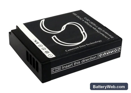 Panasonic Lumix DMC-GM1 Replacement Battery, 7.2V, 600mAh, Li-ion 4