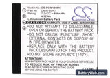 Panasonic Lumix DMC-GM1 Replacement Battery, 7.2V, 600mAh, Li-ion 5