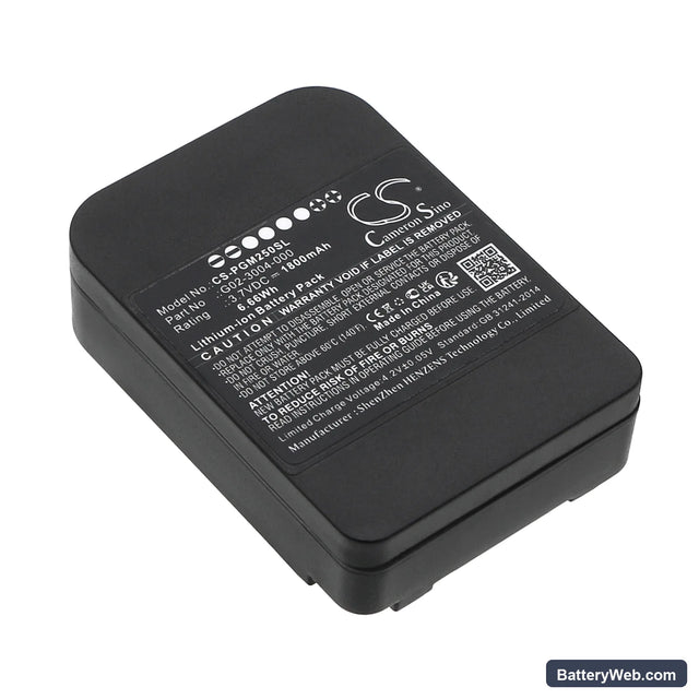 MicroRAE PGM-2500 Replacement Battery, 3.7V, 1800mAh, Li-ion 1