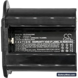 PHASEONE 645DF Replacement Battery, 7.4V, 2000mAh, Li-ion 3