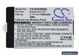 Philips Xenium 9A9A Replacement Battery, 3.7V, 1100mAh, Li-ion 1