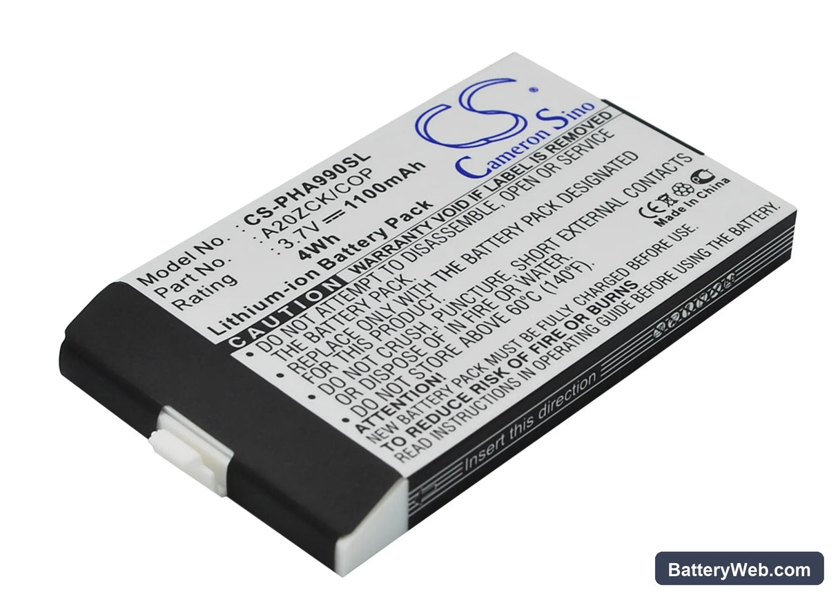 Philips Xenium 9A9A Replacement Battery, 3.7V, 1100mAh, Li-ion 2