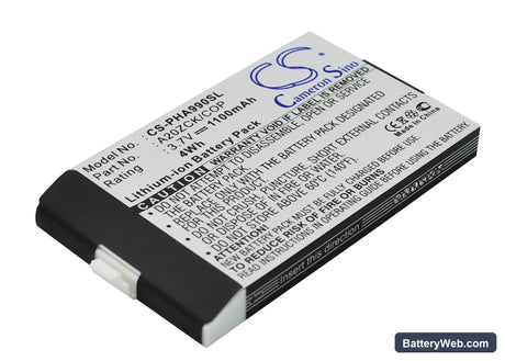 Philips Xenium 9A9A Replacement Battery, 3.7V, 1100mAh, Li-ion 2