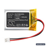 Philips BT2200B Replacement Battery, 3.7V, 500mAh, Li-Polymer 3