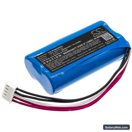 Philips SBOQBOX Replacement Battery, 7.4V, 2600mAh, Li-ion 1