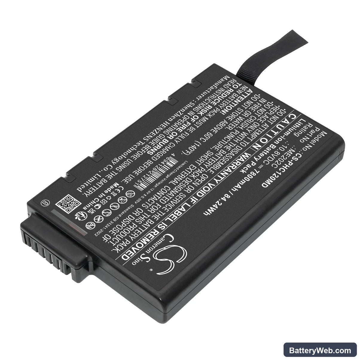 Philips Efficia CM10 Replacement Battery, 10.8V, 7800mAh, Li-ion 2